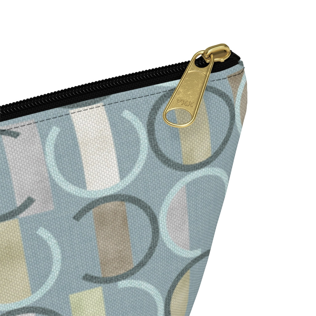 Journey Code Accessory Pouch w T-bottom in Aqua
