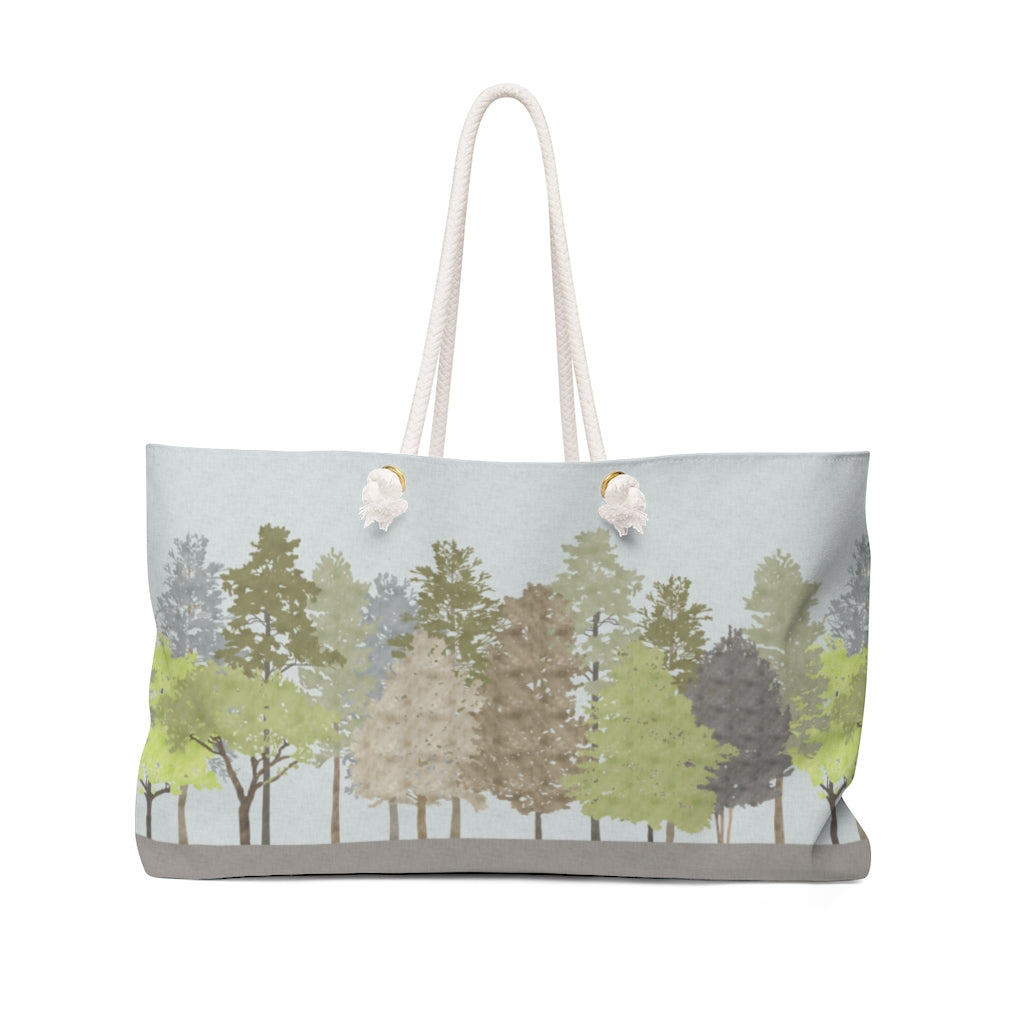 Walk in the Woods Weekender Bag in Gray