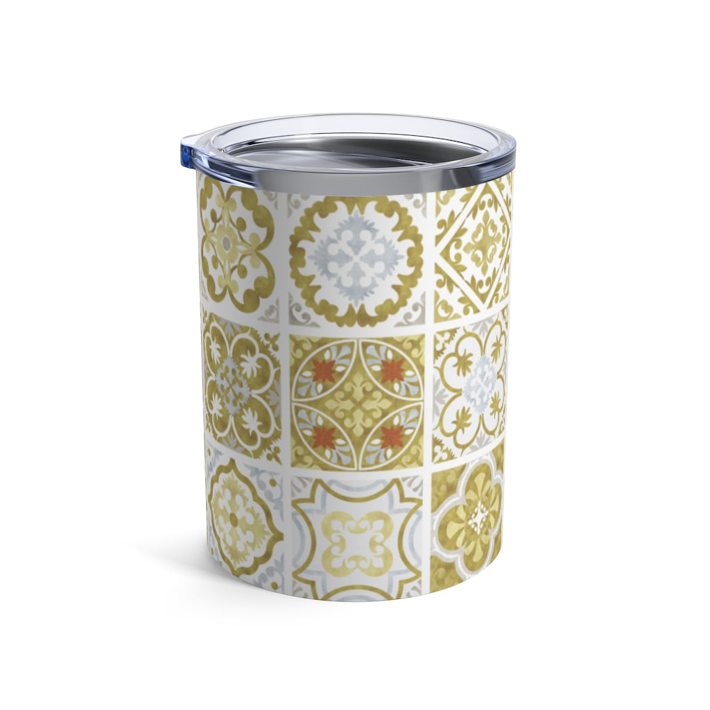 Seville Square Tumbler in Gold