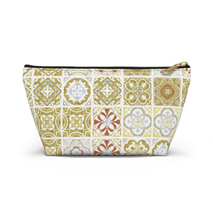 Seville Square Accessory Pouch w T-bottom in Gold