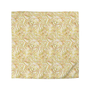 Tropic Microfiber Duvet Cover in Gold