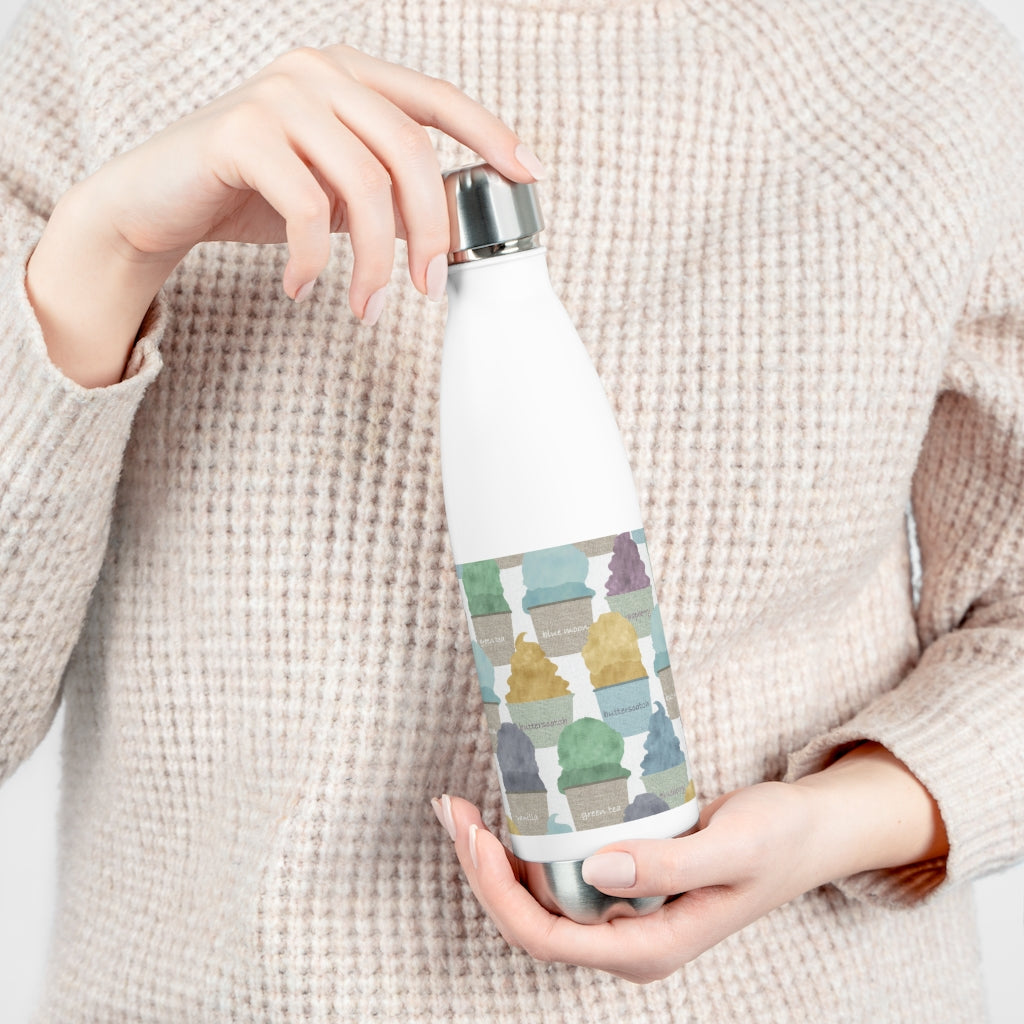 Ice Cream 20oz Insulated Bottle in Aqua