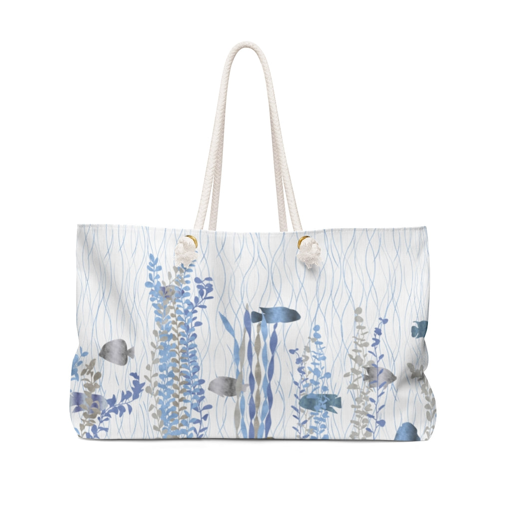 Aquarium Weekender Bag in Blue