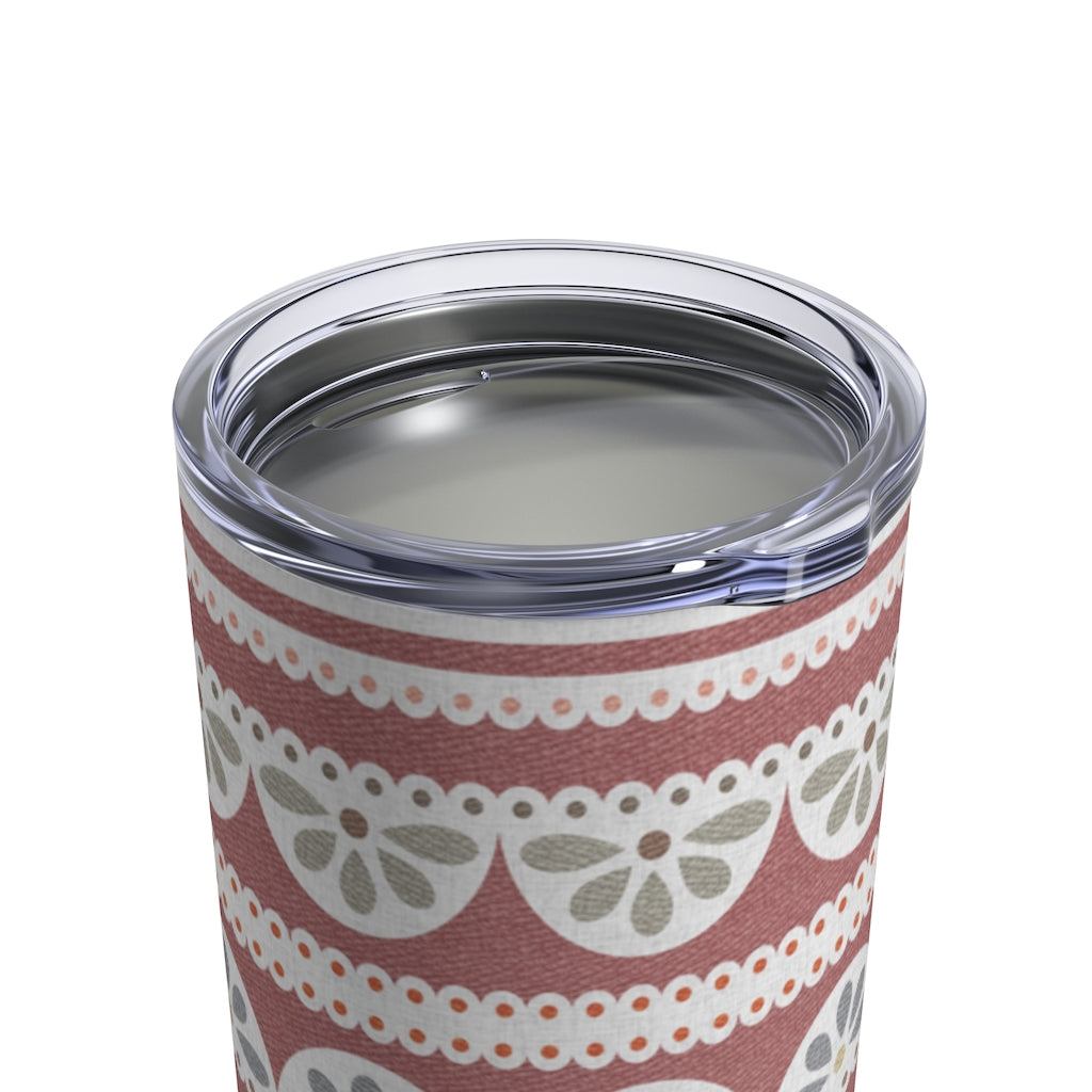Eyelet Lace Tumbler in Pink