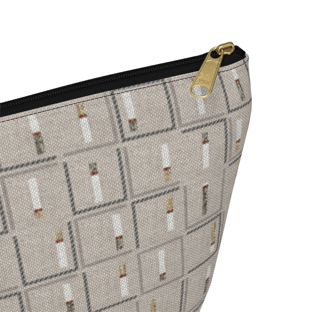 Pencil to Paper Accessory Pouch w T-bottom in Taupe