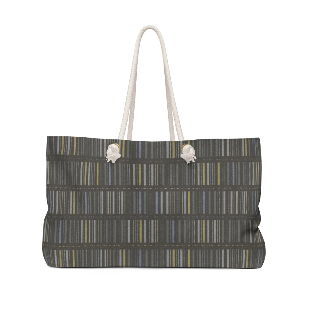 Science Code Weekender Bag in Dark Gray