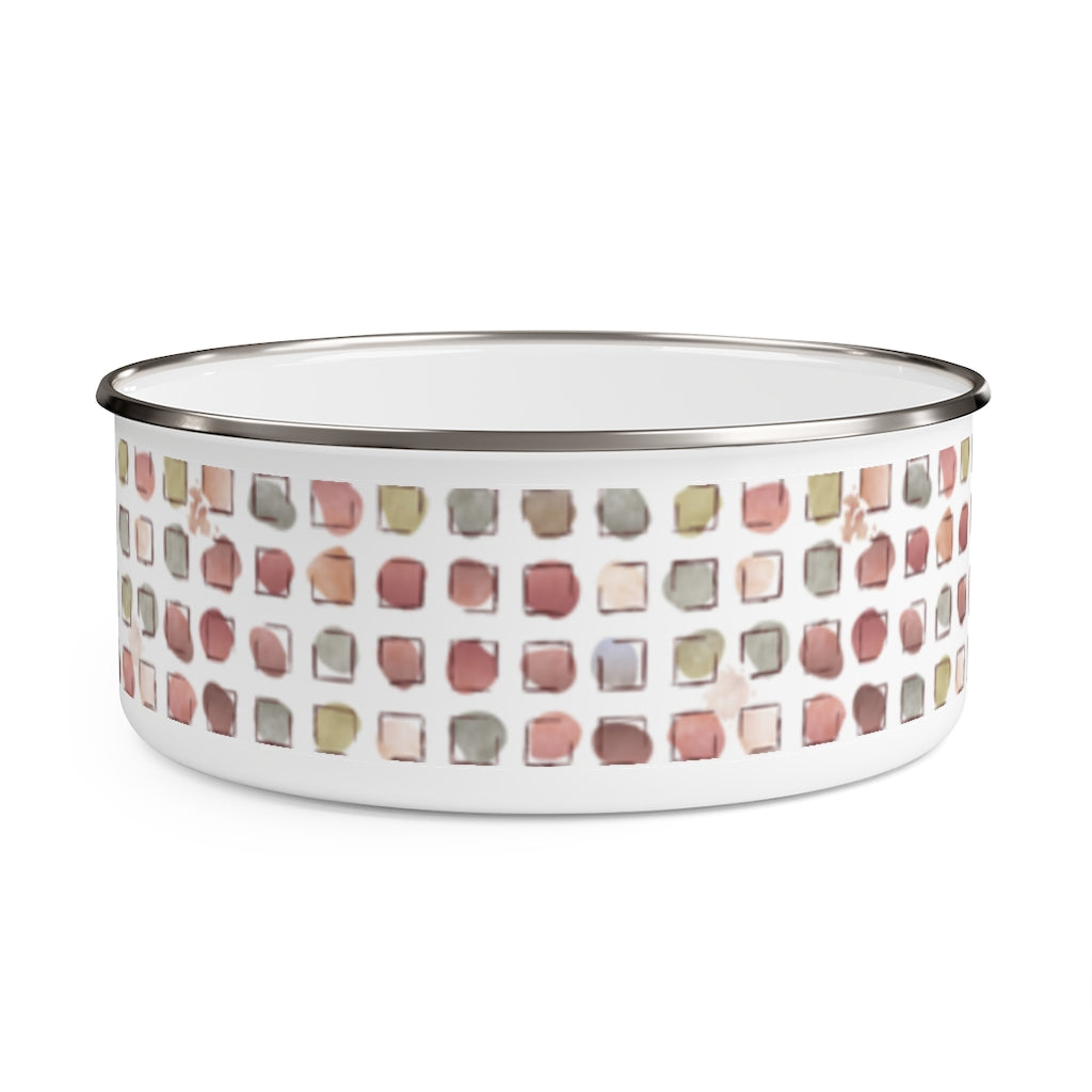 Make a Splash Enamel Bowl in Pink