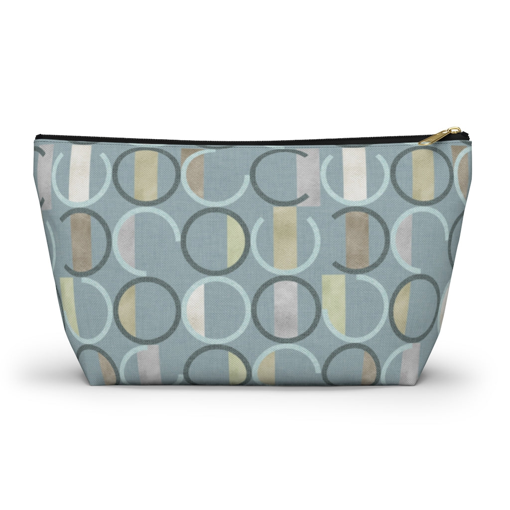 Journey Code Accessory Pouch w T-bottom in Aqua
