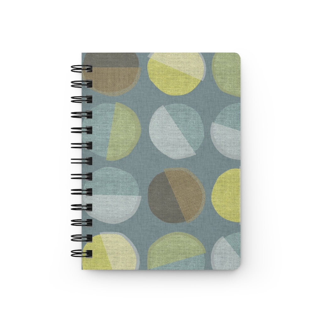 Ping Pong Spiral Bound Journal in Aqua