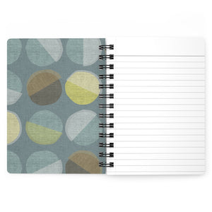 Ping Pong Spiral Bound Journal in Aqua