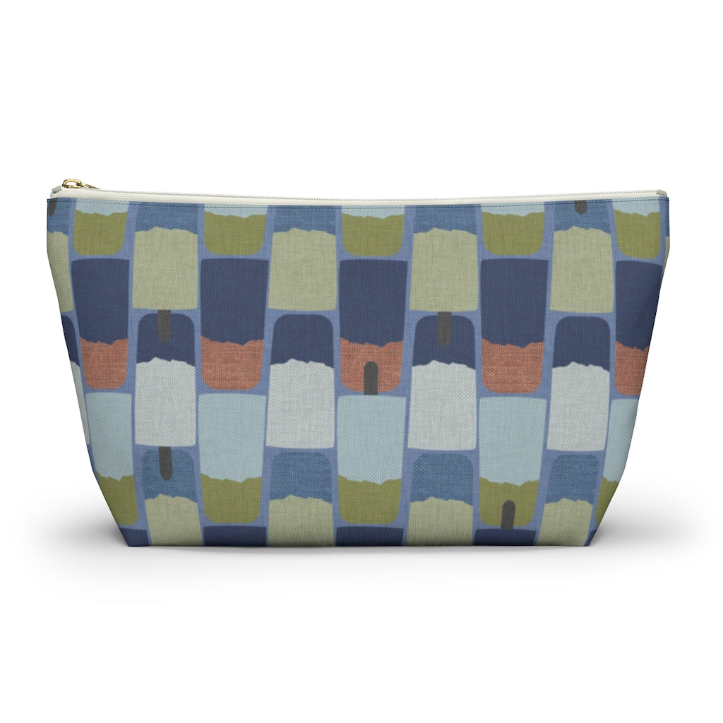 Popsicles Accessory Pouch w T-bottom in Navy