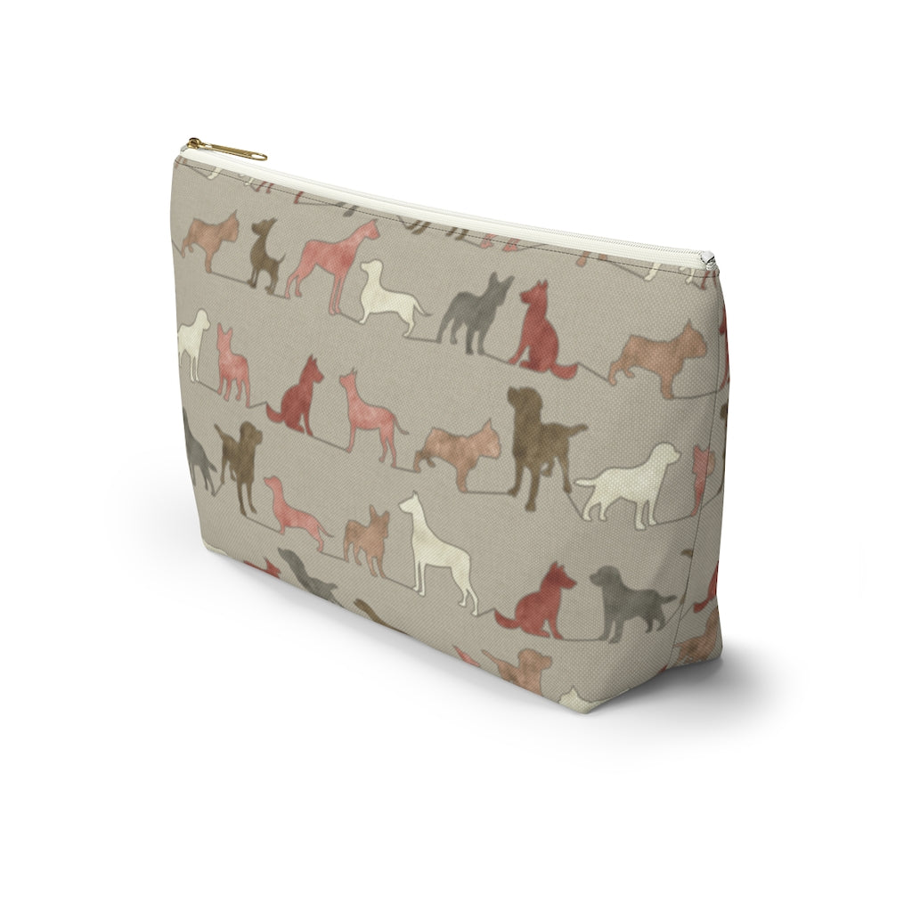 Dogs Accessory Pouch w T-bottom in Pink