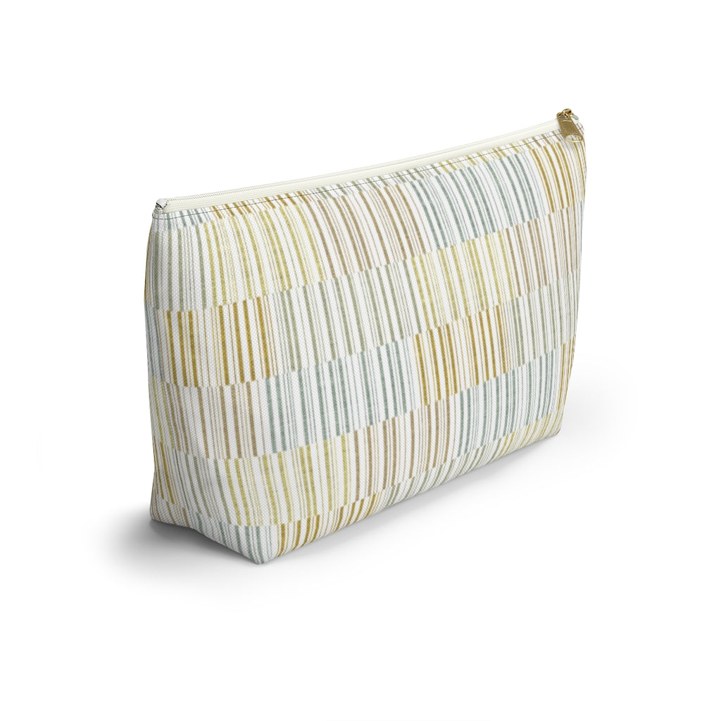 Traffic Code Accessory Pouch w T-bottom in Gold