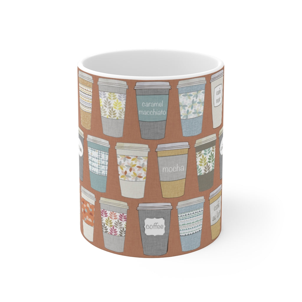 Coffee To Go Mug in Orange