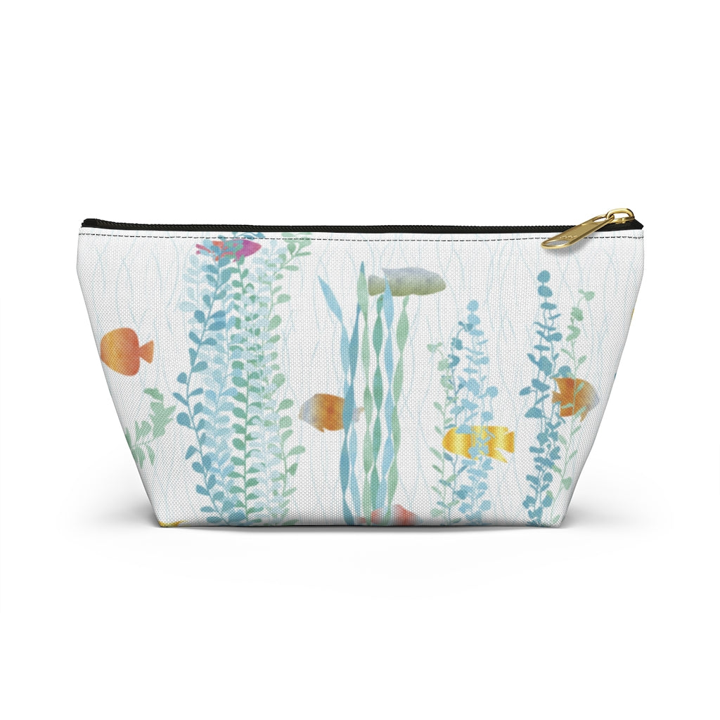 Aquarium Accessory Pouch w T-bottom in Aqua