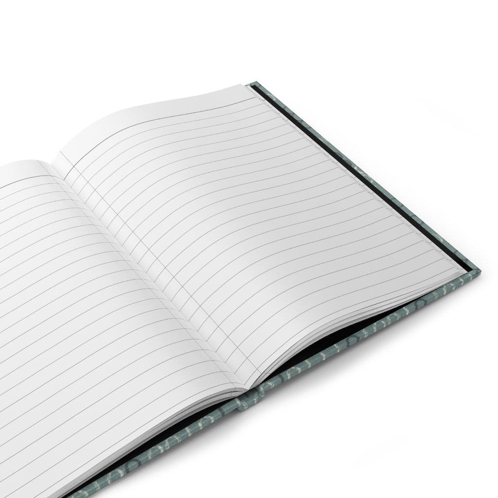Railroad Code Hardcover Journal Matte in Aqua