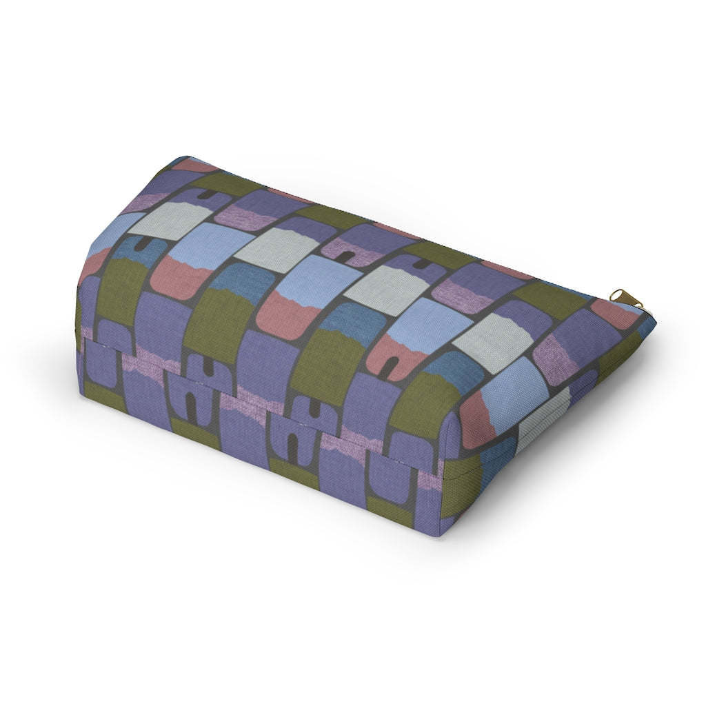 Popsicles Accessory Pouch w T-bottom in Purple