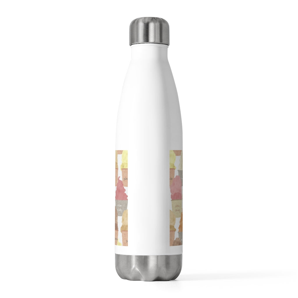 Ice Cream 20oz Insulated Bottle in Orange