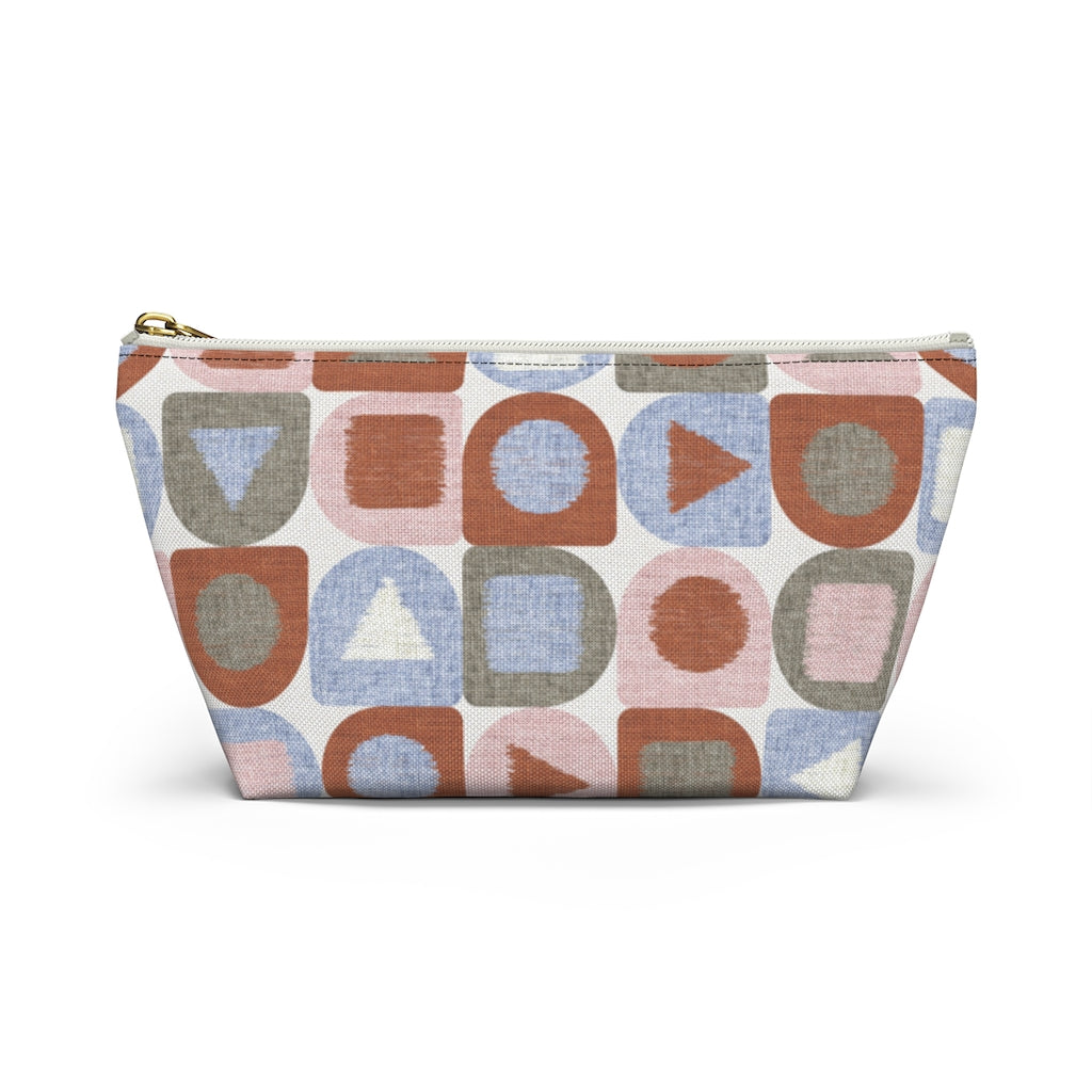 Shape Up Accessory Pouch w T-bottom in Pink