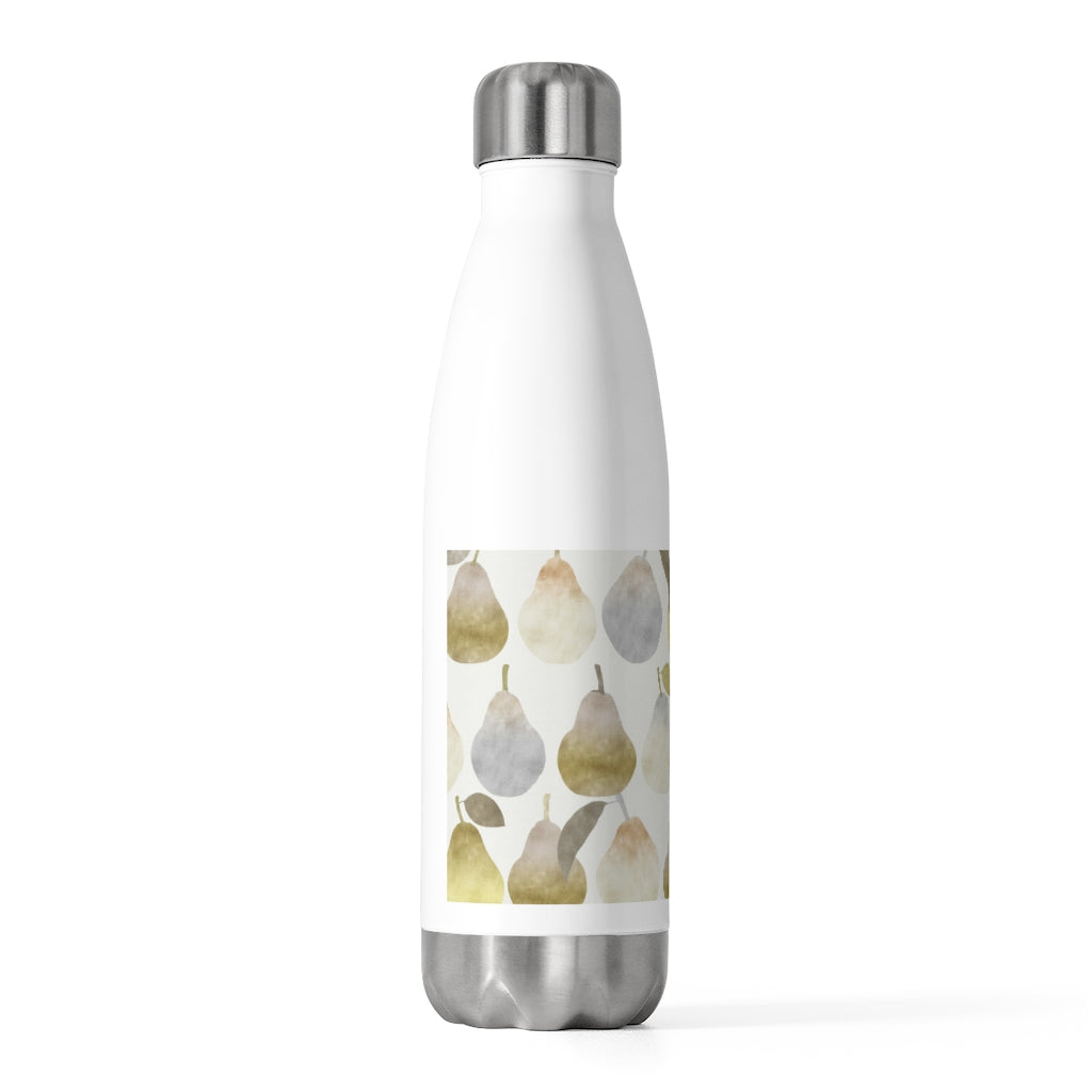 Watercolor Pears 20oz Insulated Bottle in Gold