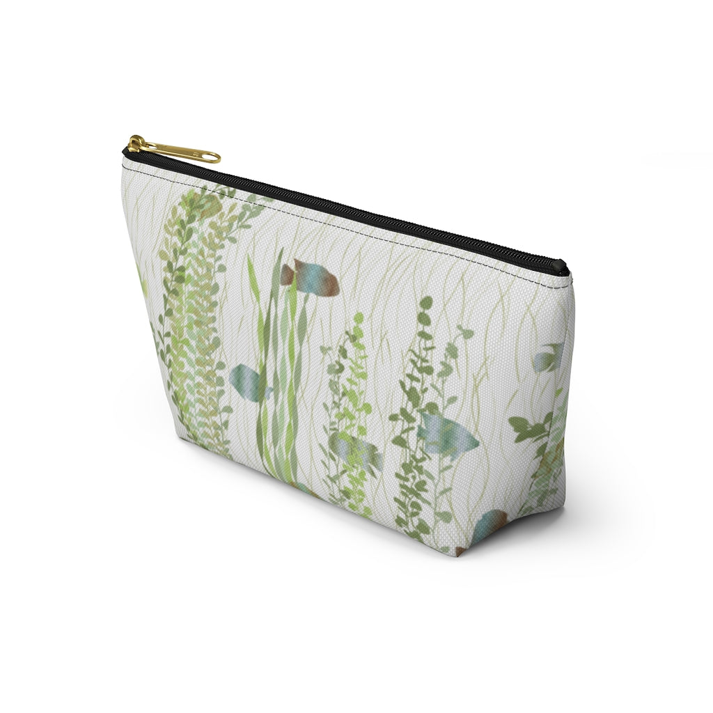 Aquarium Accessory Pouch w T-bottom in Green