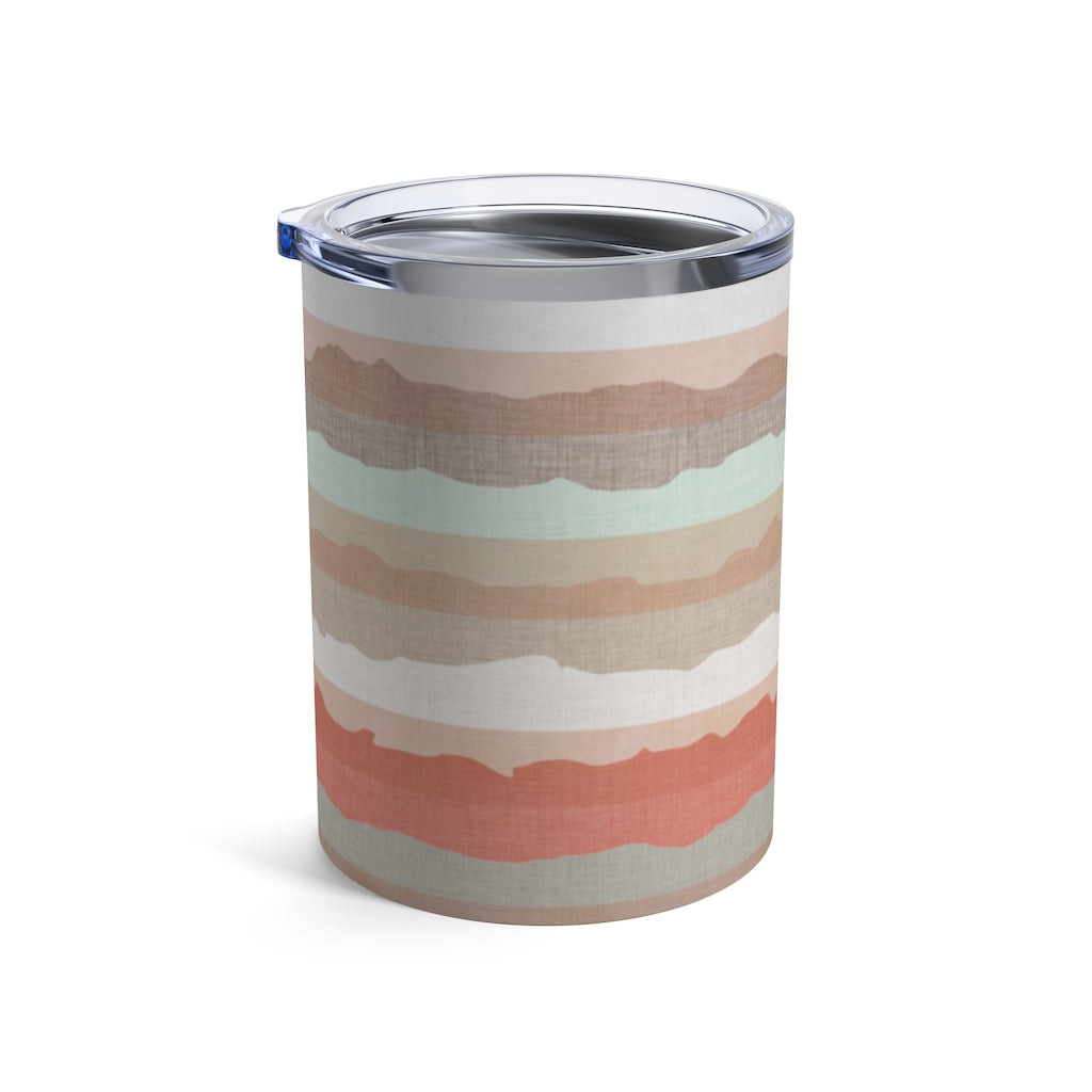Sierra Nevada Stripe Tumbler in Coral