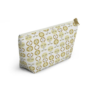 Telegraph Code Accessory Pouch w T-bottom in Yellow