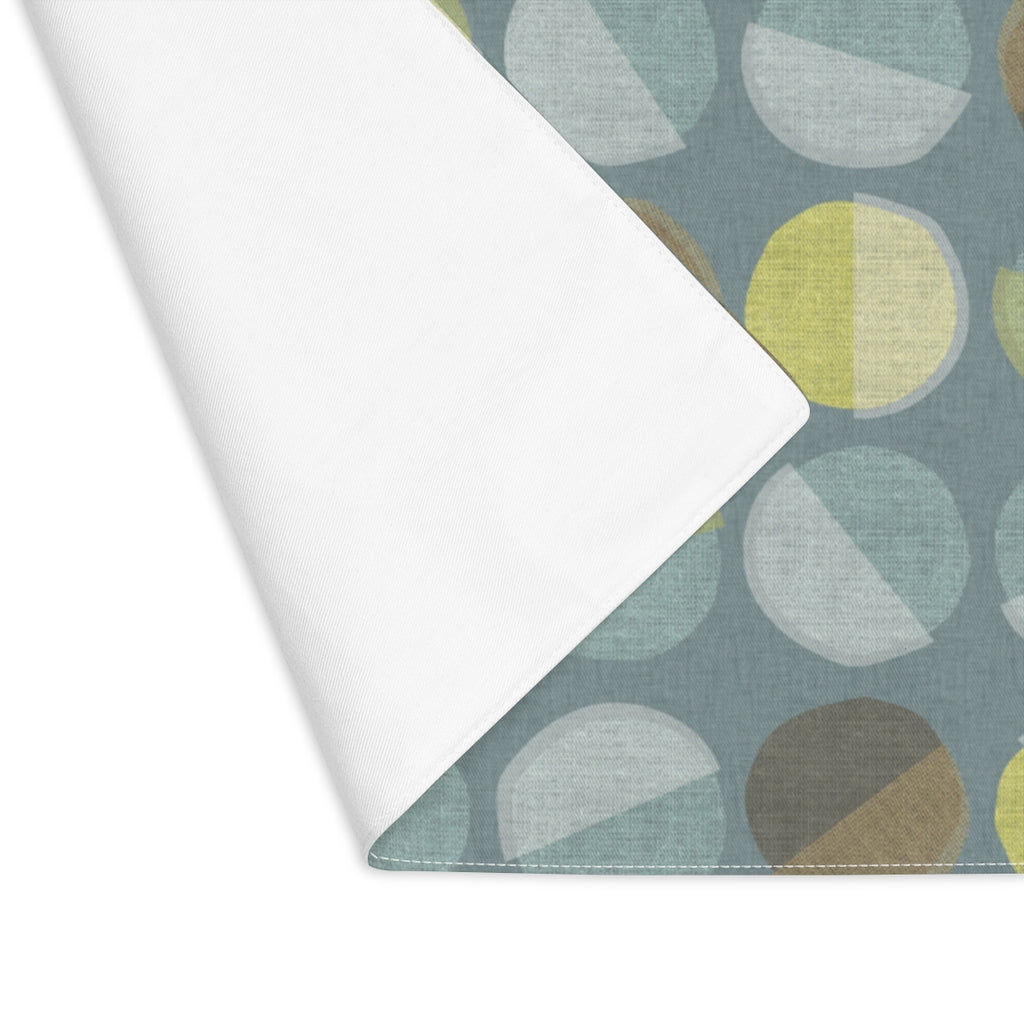 Ping Pong Placemat in Aqua