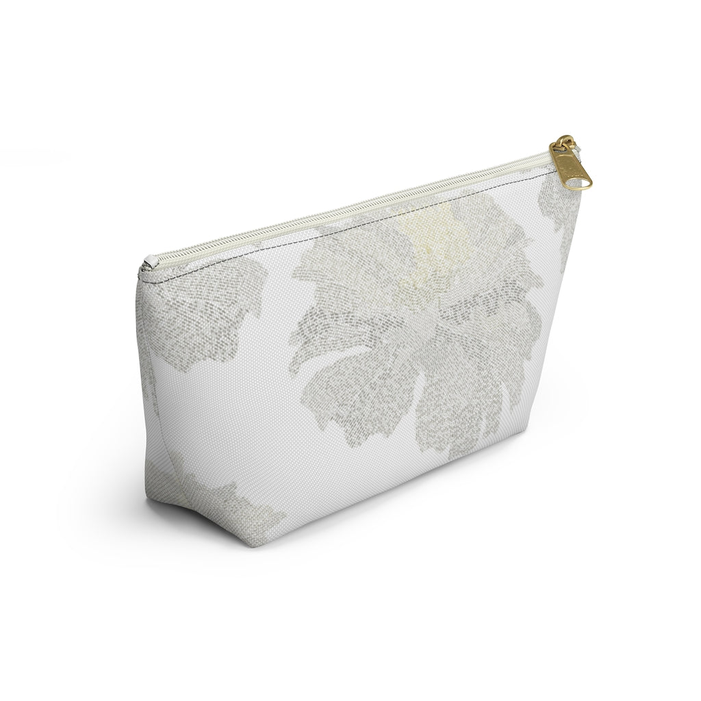 Ciphertext Code Accessory Pouch w T-bottom in Warm Gray
