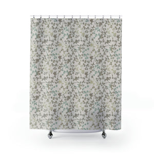 Lady's Mantle Shower Curtain in Tan