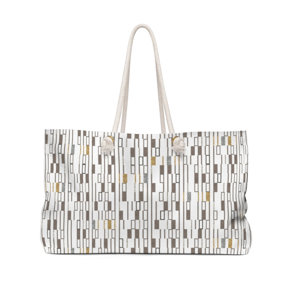Signals Code Weekender Bag in Taupe