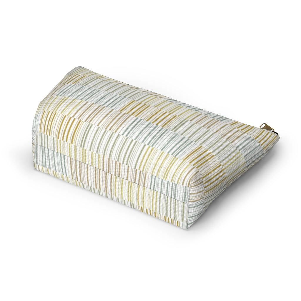 Traffic Code Accessory Pouch w T-bottom in Gold