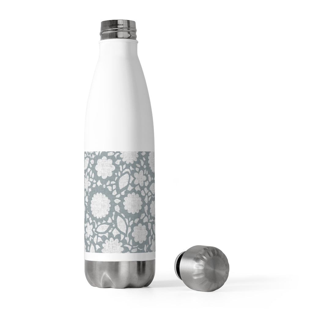 Floral Eyelet Lace 20oz Insulated Bottle in Blue