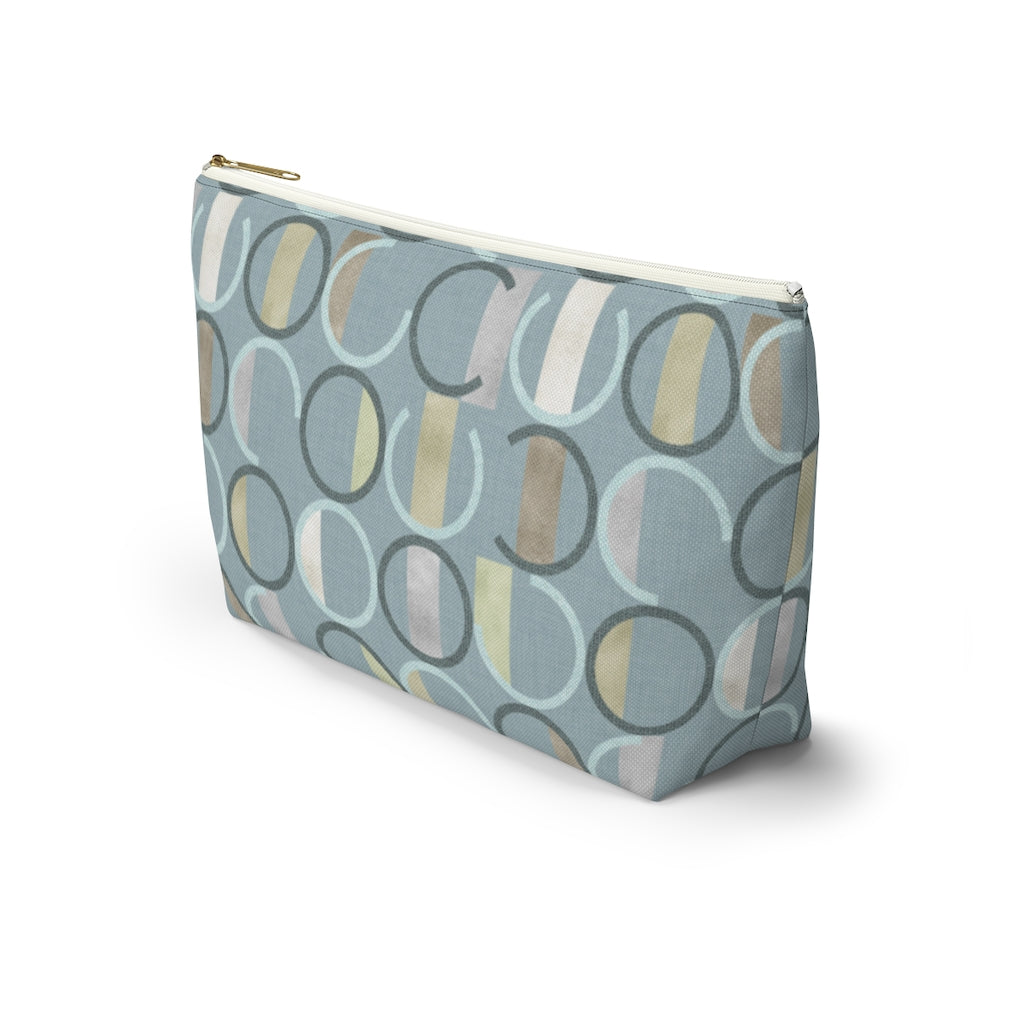 Journey Code Accessory Pouch w T-bottom in Aqua