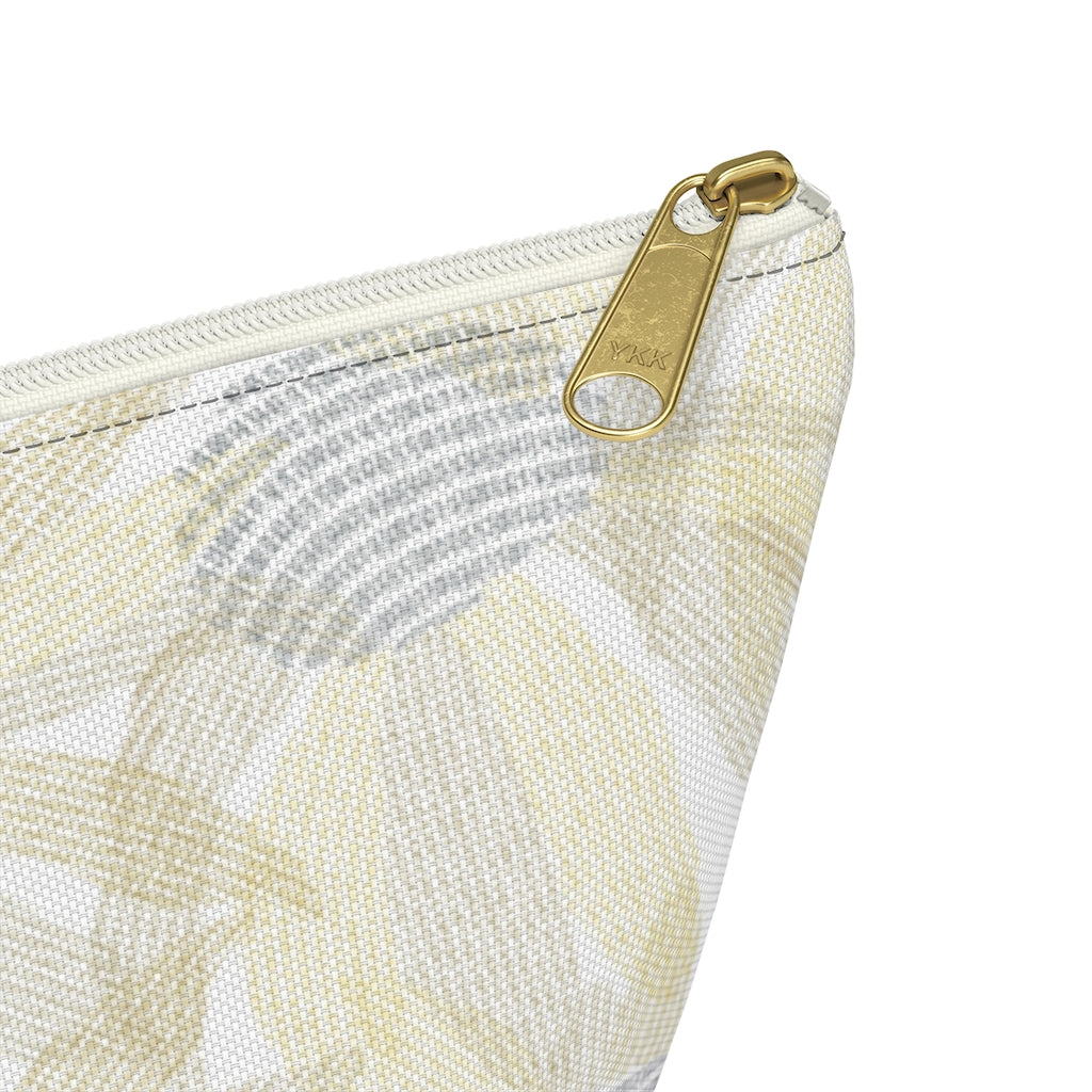 Daisy Chain Code Accessory Pouch w T-bottom in Yellow
