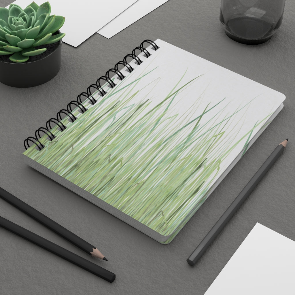 Hayfields Spiral Bound Journal in Green