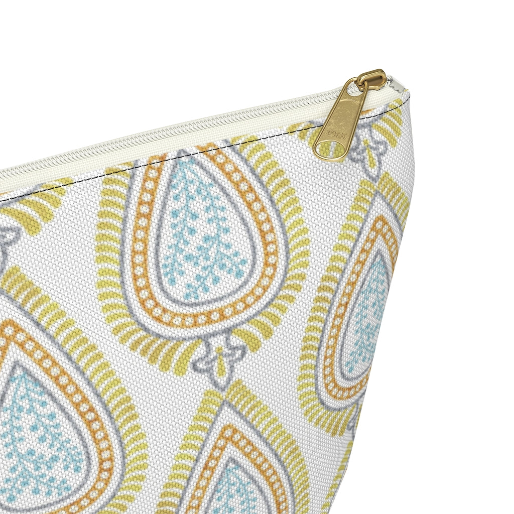 Teardrop Accessory Pouch w T-bottom in Gold