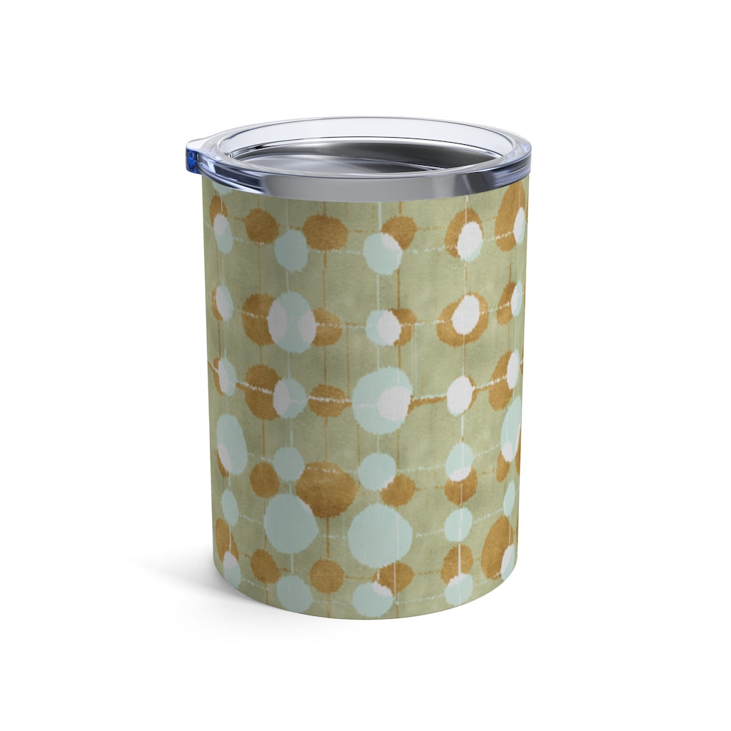 Ikat Texture Overlay Tumbler in Aqua