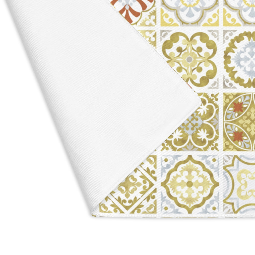 Seville Square Placemat in Yellow