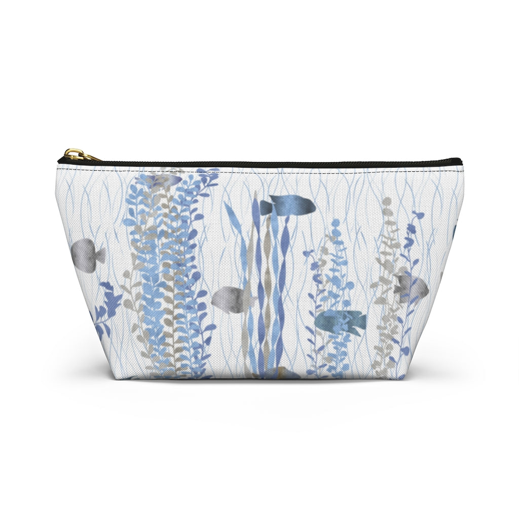 Aquarium Accessory Pouch w T-bottom in Blue