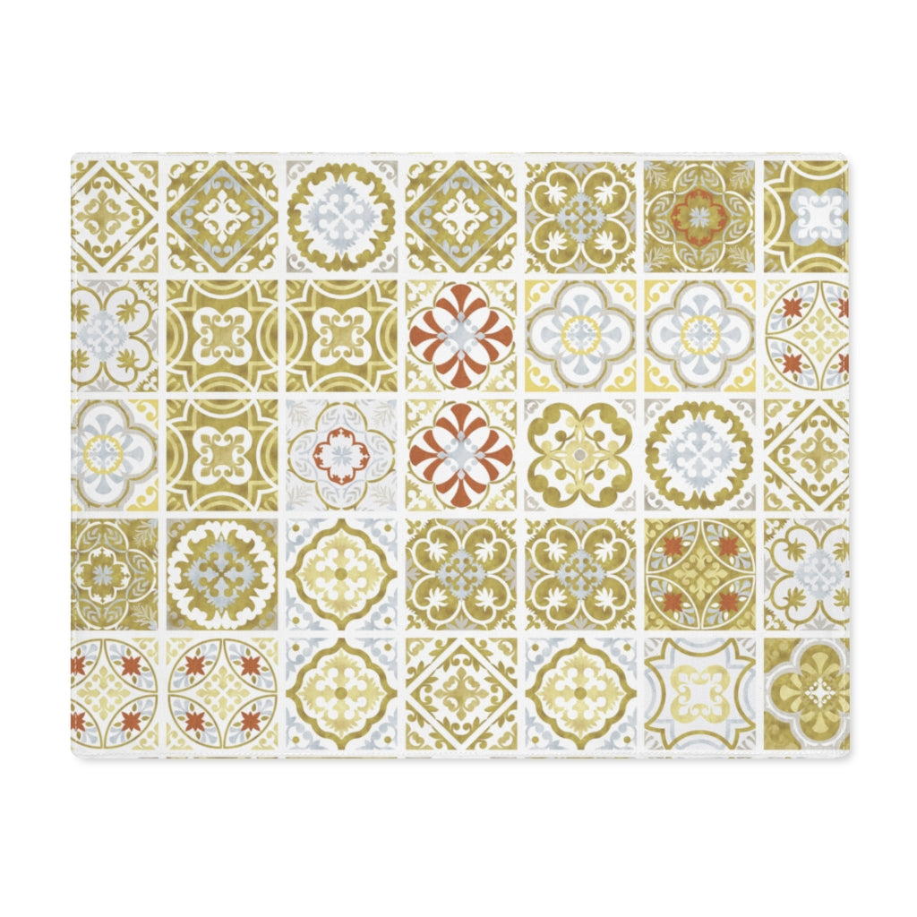 Seville Square Placemat in Yellow