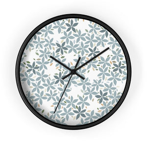 Snowbell Wall Clock in Aqua