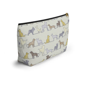 Dogs Accessory Pouch w T-bottom in Yellow