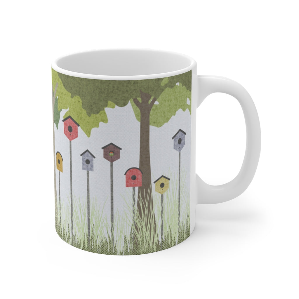 Backyard Fun Mug in Green