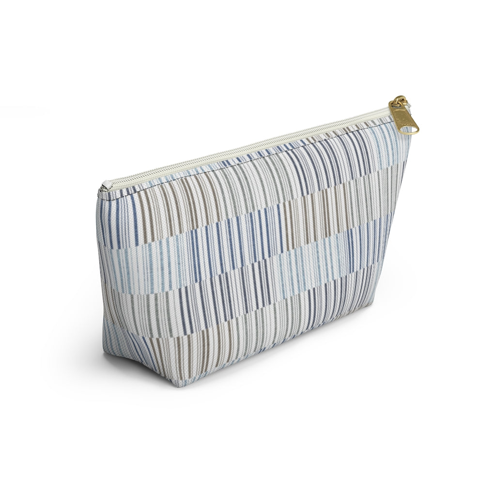 Traffic Code Accessory Pouch w T-bottom in Blue