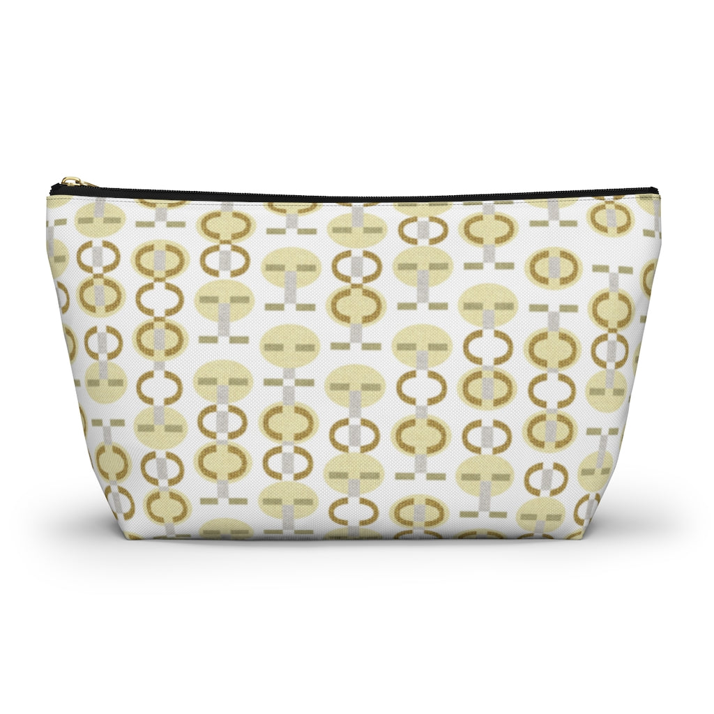 Telegraph Code Accessory Pouch w T-bottom in Yellow
