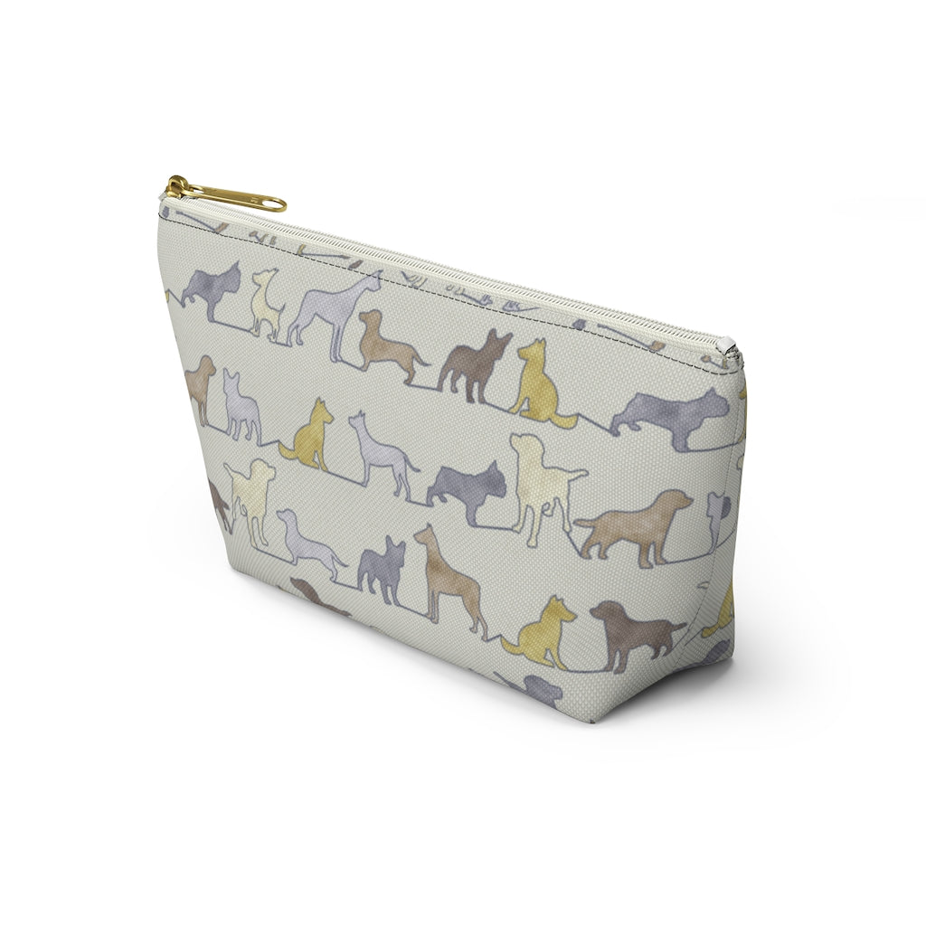 Dogs Accessory Pouch w T-bottom in Yellow