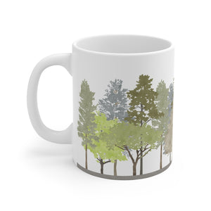 Walk in the Woods Mug in Brown