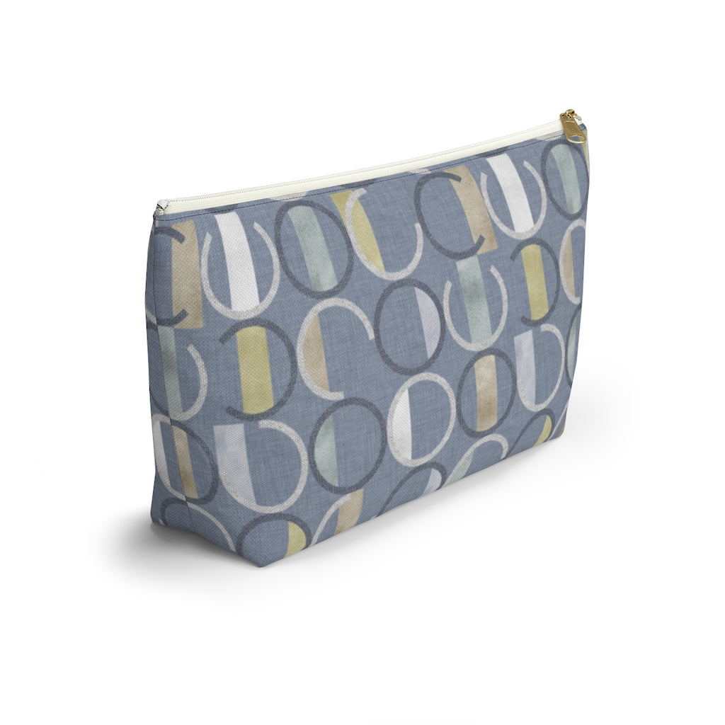 Journey Code Accessory Pouch w T-bottom in Blue