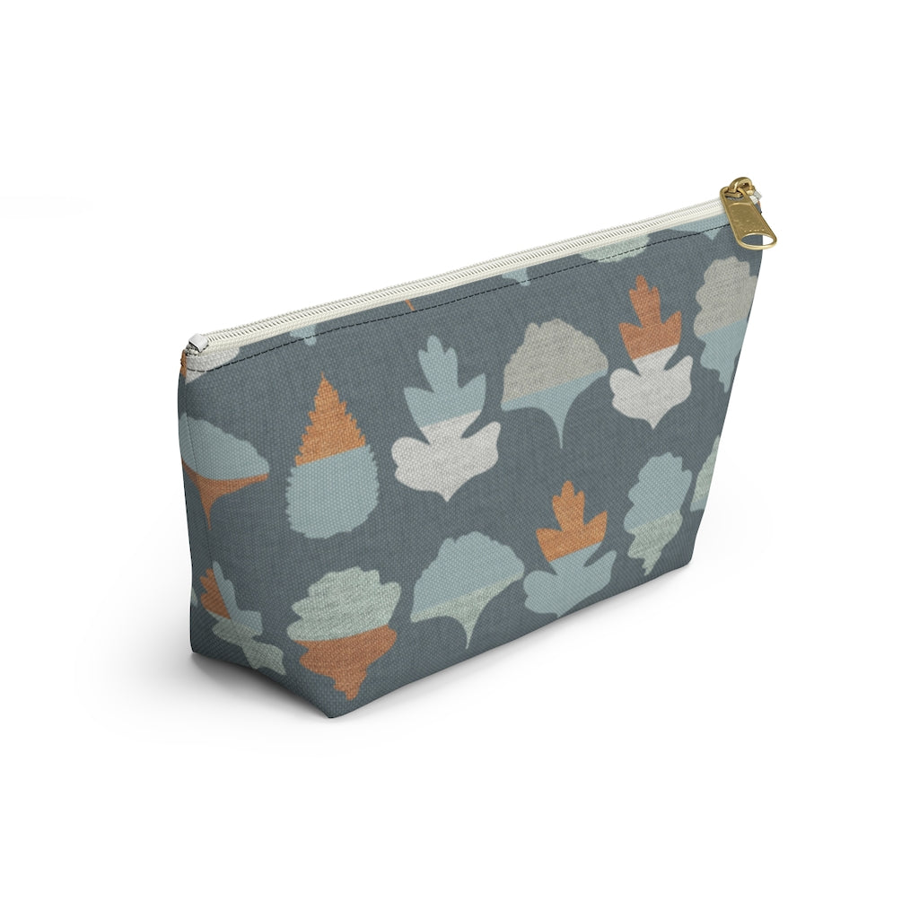 Frond Accessory Pouch w T-bottom in Aqua